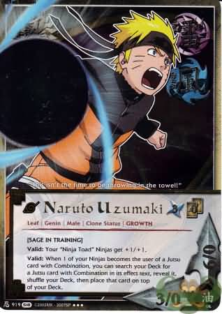 Naruto Uzumaki Sage In Training 919 Super Rare Naruto Fangs of the Snake Naruto Uzumaki Sage In Training 919 Super Rare Naruto Fangs of the Snake