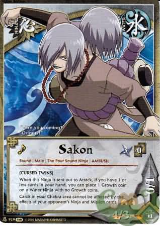 Sakon 929 Common Naruto Fangs of the Snake Sakon 929 Common Naruto Fangs of the Snake