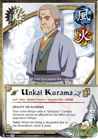 Unkai Kurama 944 Uncommon Naruto Fangs of the Snake Unkai Kurama 944 Uncommon Naruto Fangs of the Snake