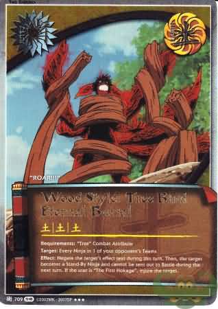 Wood Style Tree Bind Eternal Burial 709 Super Rare Naruto Fangs of the Snake Wood Style Tree Bind Eternal Burial 709 Super Rare Naruto Fangs of the Snake