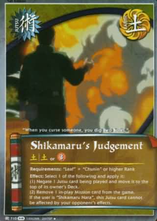 Shikamaru s Judgement 710 Uncommon Shikamaru s Judgement 710 Uncommon