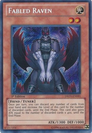 Fabled Raven - DREV-EN091 - Secret Rare 1st Edition