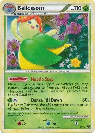 Bellossom 1 90 Holo Rare Bellossom 1 90 Holo Rare