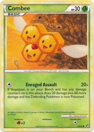 Combee 44 90 Common HGSS Undaunted Singles Combee 44 90 Common HGSS Undaunted Singles