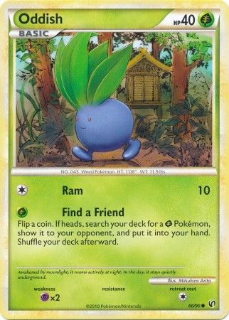 Oddish 60 90 Common HGSS Undaunted Singles Oddish 60 90 Common HGSS Undaunted Singles