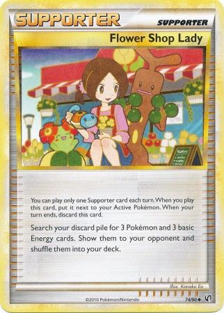 Flower Shop Lady 74 90 Uncommon HGSS Undaunted Singles Flower Shop Lady 74 90 Uncommon HGSS Undaunted Singles