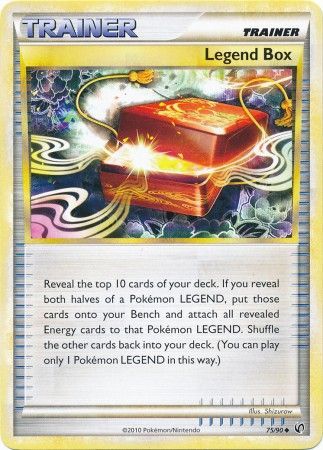 Legend Box 75 90 Uncommon HGSS Undaunted Singles Legend Box 75 90 Uncommon HGSS Undaunted Singles