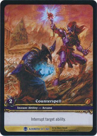 Counterspell Extended Art Foil Azeroth 51 361 Rare WoW Archives Counterspell Extended Art Foil Azeroth 51 361 Rare WoW Archives
