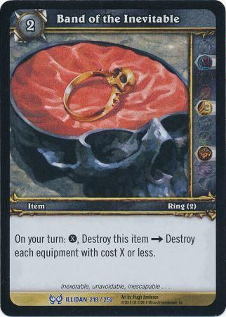 Band of the Inevitable Foil Illidan 218 252 Rare WoW Archives Band of the Inevitable Foil Illidan 218 252 Rare WoW Archives