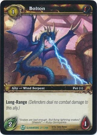 Bolton Foil Gladiators 27 208 Uncommon WoW Archives Bolton Foil Gladiators 27 208 Uncommon WoW Archives