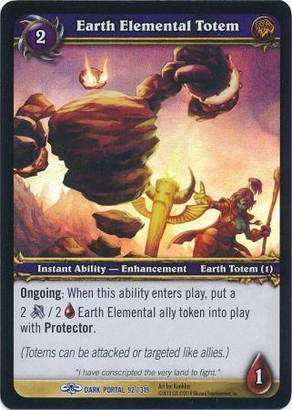 Earth Elemental Totem Dark Portal 92 319 Rare WoW Archives Earth Elemental Totem Dark Portal 92 319 Rare WoW Archives