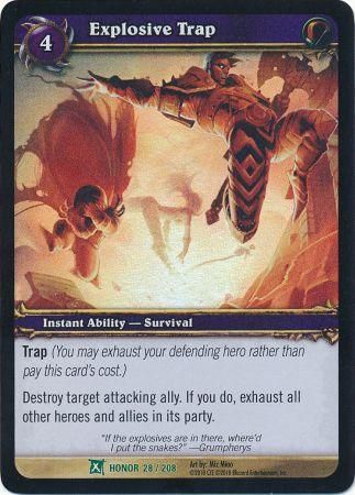 Explosive Trap Honor 28 208 Uncommon Explosive Trap Honor 28 208 Uncommon