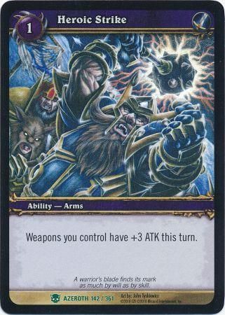 Heroic Strike Azeroth 142 361 Uncommon WoW Archives Heroic Strike Azeroth 142 361 Uncommon WoW Archives