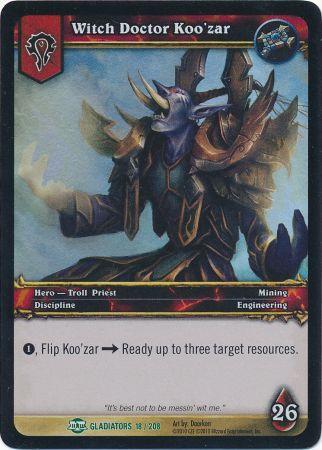 Witch Doctor Koo zar Gladiators 18 208 Uncommon Witch Doctor Koo zar Gladiators 18 208 Uncommon