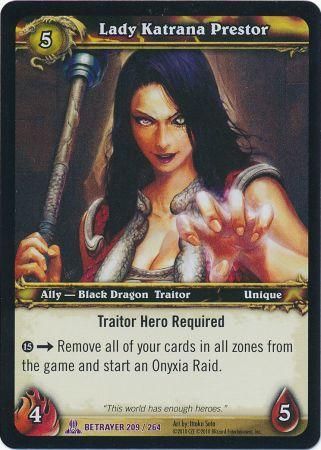 Lady Katrana Prestor Betrayer 209 264 Epic Rare WoW Archives Lady Katrana Prestor Betrayer 209 264 Epic Rare WoW Archives