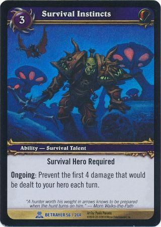Survival Instincts Betrayer 56 264 Rare WoW Archives Survival Instincts Betrayer 56 264 Rare WoW Archives