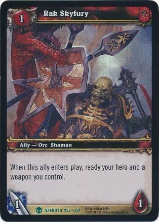 Rak Skyfury Azeroth 257 361 Uncommon Rak Skyfury Azeroth 257 361 Uncommon