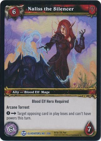 Naliss the Silencer Gladiators 140 208 Rare WoW Archives Naliss the Silencer Gladiators 140 208 Rare WoW Archives