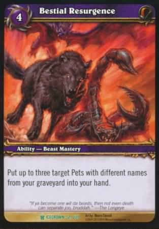 Bestial Resurgence 32 220 Uncommon Bestial Resurgence 32 220 Uncommon