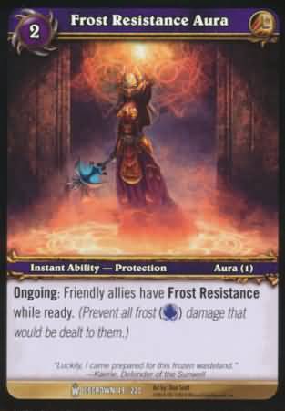Frost Resistance Aura 49 220 Common WoW Icecrown Frost Resistance Aura 49 220 Common WoW Icecrown