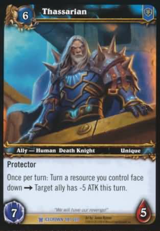 Thassarian 118 220 Rare WoW Icecrown Thassarian 118 220 Rare WoW Icecrown