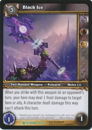 Black Ice 190 220 Uncommon WoW Icecrown Black Ice 190 220 Uncommon WoW Icecrown