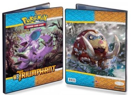 Ultra Pro Pokemon HGSS Triumphant 9 Pocket Portfolio Binder UP82626 Ultra Pro Pokemon HGSS Triumphant 9 Pocket Portfolio Binder UP82626