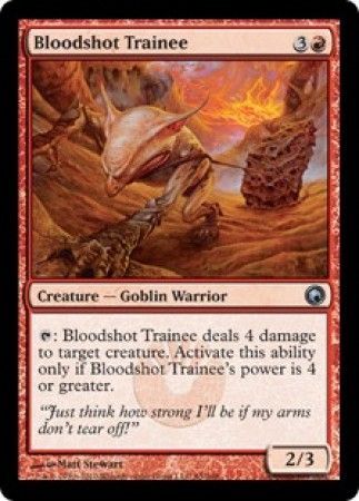Bloodshot Trainee Scars of Mirrodin Singles Bloodshot Trainee Scars of Mirrodin Singles