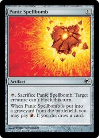 Panic Spellbomb Scars of Mirrodin Singles Panic Spellbomb Scars of Mirrodin Singles