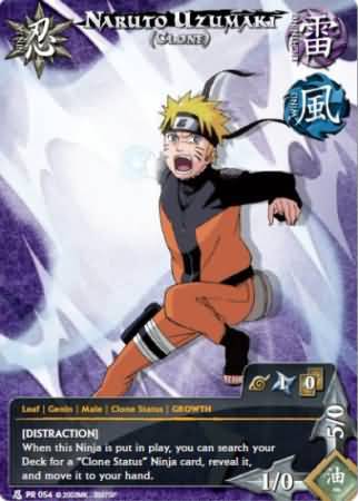 Naruto Uzumaki Clone Distraction PR 054 Super Rare Target Promos Naruto Uzumaki Clone Distraction PR 054 Super Rare Target Promos