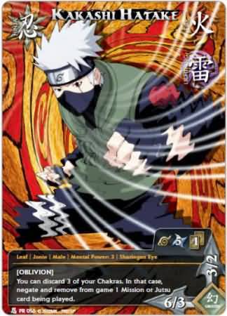 Naruto Photo card Hatake Kakashi Promo B