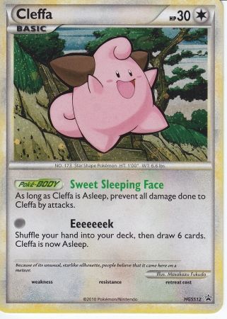 Cleffa HGSS12 Holo Promo Cleffa HGSS12 Holo Promo