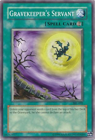 Gravekeeper s Servant SRL 031 Common 1st Edition Spell Ruler SRL 1st Edition Singles Gravekeeper s Servant SRL 031 Common 1st Edition Spell Ruler SRL 1st Edition Singles