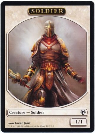 4 x Soldier Token - War of the Spark Common 003/019 