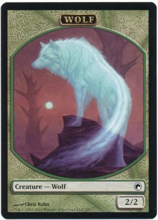 Wolf Token Scars of Mirrodin Scars of Mirrodin Singles Wolf Token Scars of Mirrodin Scars of Mirrodin Singles
