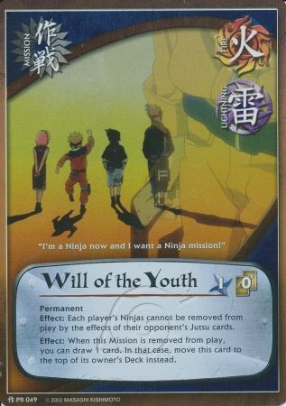 Will of the Youth PR049 Foil Promo Naruto CCG Promos Will of the Youth PR049 Foil Promo Naruto CCG Promos