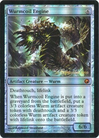 Wurmcoil Engine SOM Pre Release Foil Promo Magic The Gathering Promo Cards Wurmcoil Engine SOM Pre Release Foil Promo Magic The Gathering Promo Cards