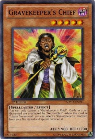 Gravekeeper s Chief SDMA EN011 Common 1st Edition Structure Deck Marik 1st Edition Singles Gravekeeper s Chief SDMA EN011 Common 1st Edition Structure Deck Marik 1st Edition Singles