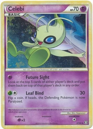 Celebi - 3/102 - Holo Rare