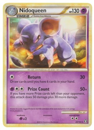 Nidoqueen 28 102 Rare HGSS Triumphant Singles Nidoqueen 28 102 Rare HGSS Triumphant Singles