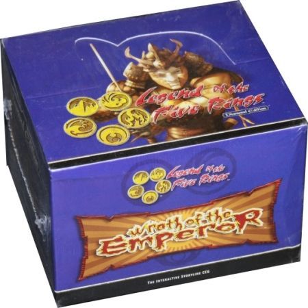 Wrath of the Emperor Booster Box 48 Packs L5R Legend of the Five Rings L5R Sealed Product Wrath of the Emperor Booster Box 48 Packs L5R Legend of the Five Rings L5R Sealed Product