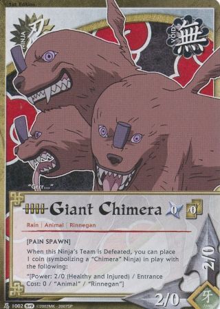 Giant Chimera 1002 Common Naruto Path of Pain Giant Chimera 1002 Common Naruto Path of Pain