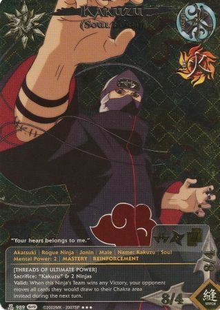 Kakuzu Soul Form Threads of Ultimate Power 989 Super Rare Kakuzu Soul Form Threads of Ultimate Power 989 Super Rare