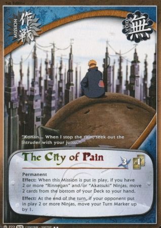 The City of Pain 722 Rare Naruto Path of Pain The City of Pain 722 Rare Naruto Path of Pain