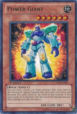Power Giant STBL EN007 Ultra Rare 1st Edition Starstrike Blast 1st Edition Singles Power Giant STBL EN007 Ultra Rare 1st Edition Starstrike Blast 1st Edition Singles