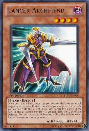 Lancer Archfiend STBL EN009 Rare 1st Edition Lancer Archfiend STBL EN009 Rare 1st Edition