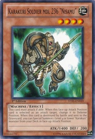 Karakuri Soldier mdl 236 Nisamu STBL EN019 Common 1st Edition Karakuri Soldier mdl 236 Nisamu STBL EN019 Common 1st Edition