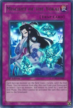 Mischief of the Yokai STBL EN089 Ultra Rare 1st Edition Starstrike Blast 1st Edition Singles Mischief of the Yokai STBL EN089 Ultra Rare 1st Edition Starstrike Blast 1st Edition Singles