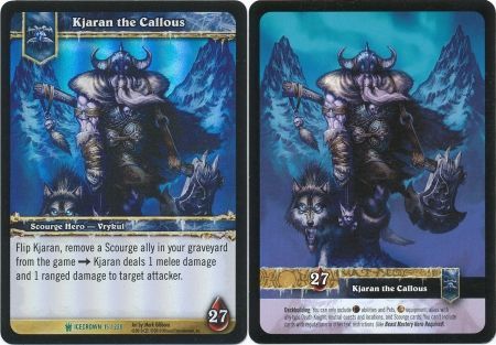 Kjaran the Callous Epic Box Foil Icecrown 15 220 World of Warcraft Promo Singles Kjaran the Callous Epic Box Foil Icecrown 15 220 World of Warcraft Promo Singles