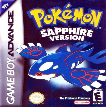 Pokemon Sapphire Game Boy Advance Pokemon Sapphire Game Boy Advance